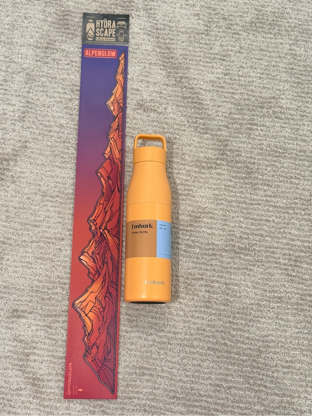 Alpen glow hydration bottle
